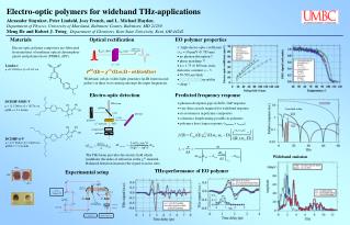 Electro-optic polymers for wideband THz-applications
