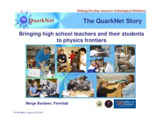 The QuarkNet Story