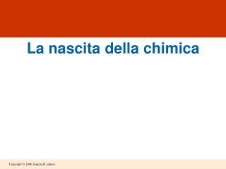 La nascita della chimica