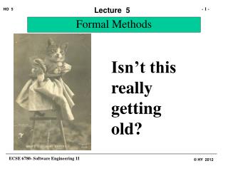 Formal Methods