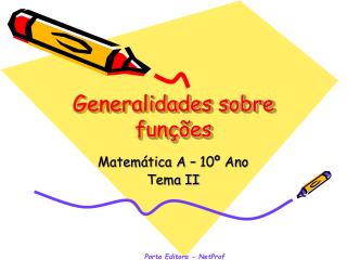 Generalidades sobre funções