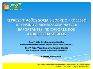 20º CIAEAD – CONGRESSO INTERNACIONAL ABED DE EDUCAÇÃO A DISTÂNCIA