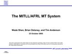 The MITLL