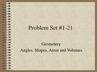 Problem Set #1-21
