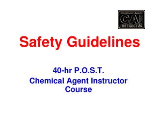 Safety Guidelines