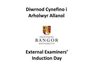 Diwrnod Cynefino i Arholwyr Allanol