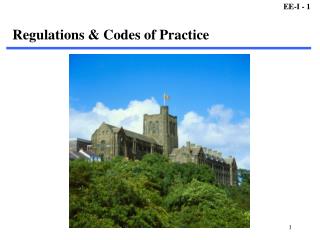 Regulations &amp; Codes of Practice