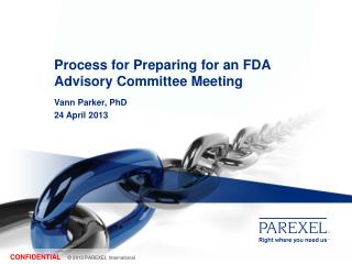 Process for Preparing for an FDA Advisory Committee Meeting