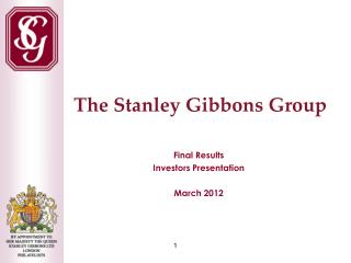 Final Results Investors Presentation March 2012