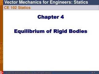 CE 102 Statics