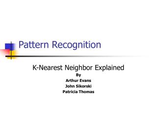 Pattern Recognition