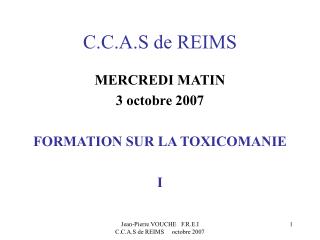 C.C.A.S de REIMS