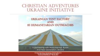 CHRISTIAN ADVENTURES Ukraine initiative