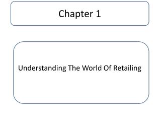 Understanding The World Of Retailing