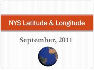 NYS Latitude &amp; Longitude
