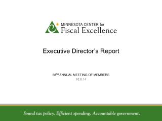 Executive Director’s Report