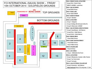 FCI INTERNATIONAL (SALKA) SHOW – FRIDAY 10th OCTOBER 2014 : GOLDFIELDS GROUNDS