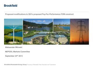 Proposed modifications to ISO’s proposed Pay-For-Performance FCM construct