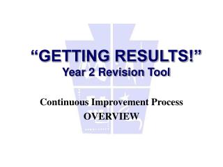 “GETTING RESULTS!” Year 2 Revision Tool