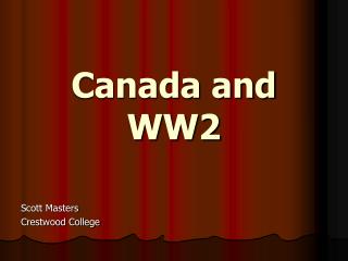Canada and WW2