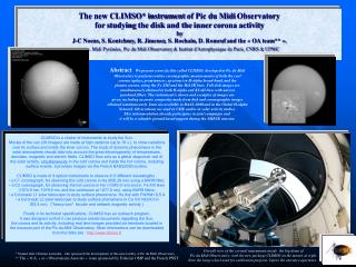 The new CLIMSO* instrument of Pic du Midi Observatory