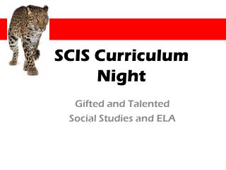 SCIS Curriculum Night