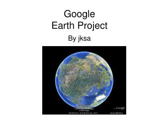 Google Earth Project