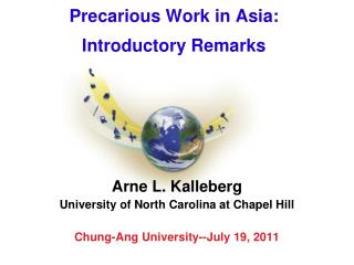 Precarious Work in Asia: Introductory Remarks