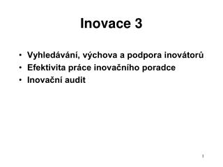 Inovace 3