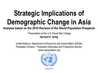 Population and (International) Conflict