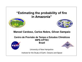 “Estimating the probability of fire in Amazonia ”