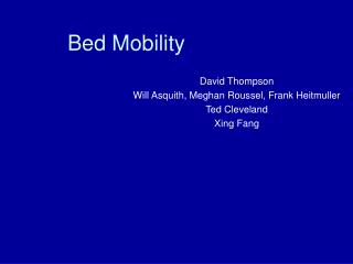 Bed Mobility