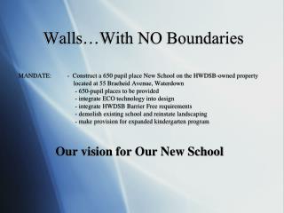 Walls…With NO Boundaries