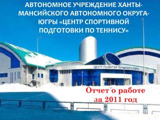 Отчет о работе за 2011 год