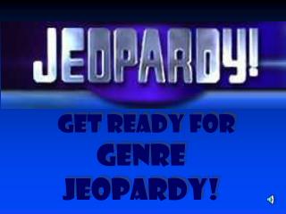 Genre Jeopardy!