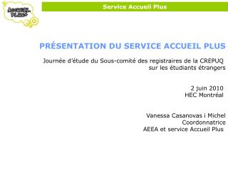 Service Accueil Plus