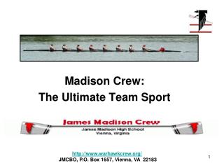 Madison Crew: The Ultimate Team Sport