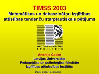 TIMSS 2003