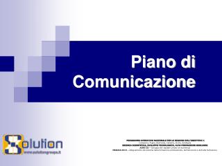 Piano di Comunicazione