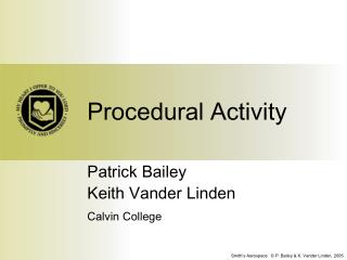 Procedural Activity