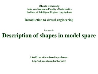 Introduction to virtual engineering