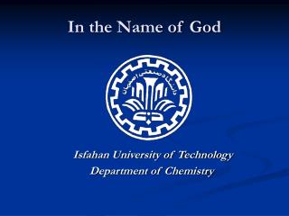 In the Name of God