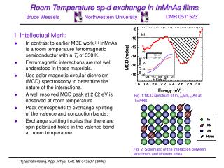 Room Temperature sp-d exchange in InMnAs films