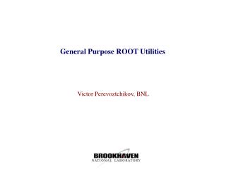 General Purpose ROOT Utilities
