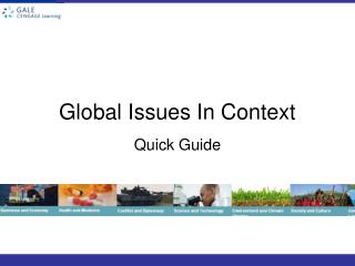 Global Issues In Context