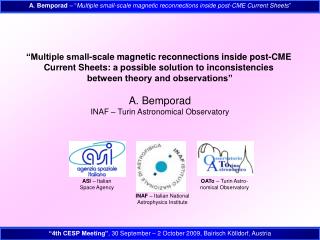 “Multiple small-scale magnetic reconnections inside post-CME
