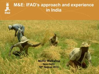 M&amp;E: IFAD’s approach and experience in India
