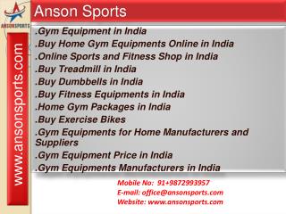 Buy Home Gym Equipments Online in India