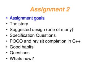 Assignment 2