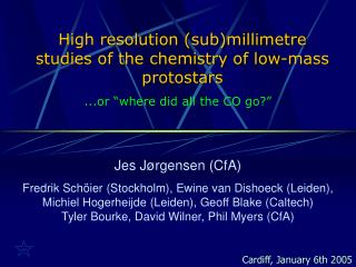 High resolution (sub)millimetre studies of the chemistry of low-mass protostars